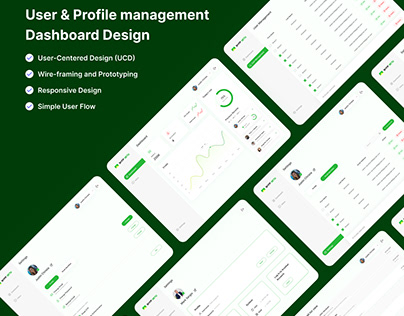 User & Profile Management Dashboard Design