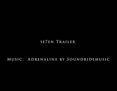 'Seven' David Fincher film Teaser Trailer