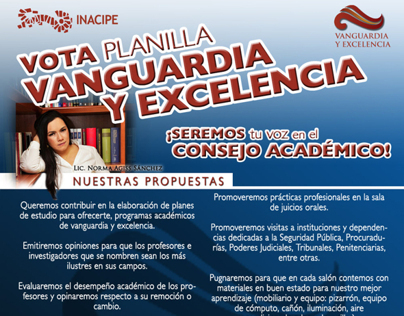 Imagen de Plantilla Estudiantil VANGUARDIA Y EXCELENCIA