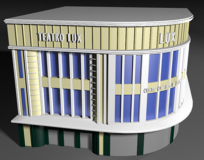 3D Building. Teatro LUX
