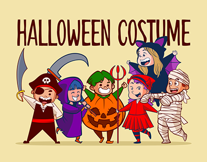 Halloween Costume Illustration
