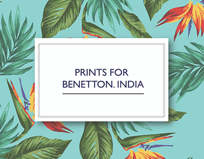 Prints made for United Colours Of Benetton, India.