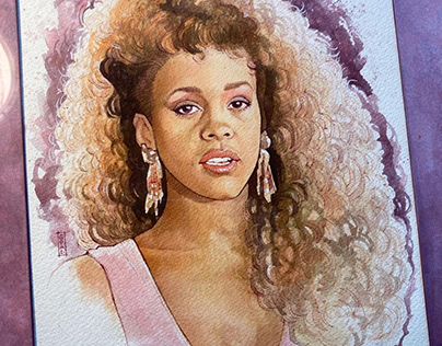 Whitney Houston portrait