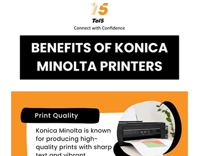 Benefits of Konica Minolta Printers| Tel5