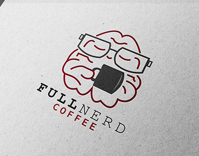 FULLNERD COFFEE | LOGO DESIGN | QASIM HUSSAIN