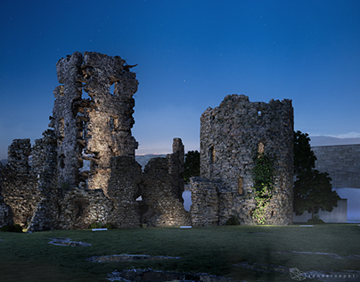 Medieval Castle Ruins /// 3D Visualization