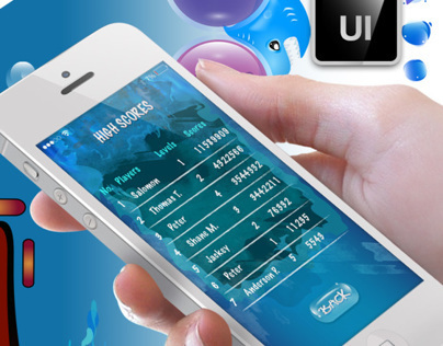 User Interface Octojet iOS Game Application