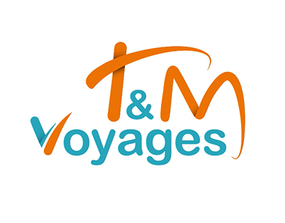 T&M Voyages logo animation