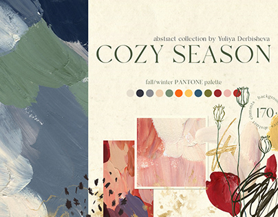 COZY season fall winter abstract textures autumn