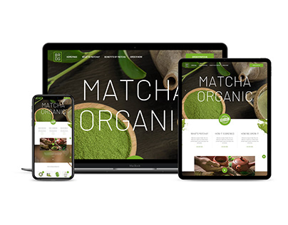 Matcha Organic Website