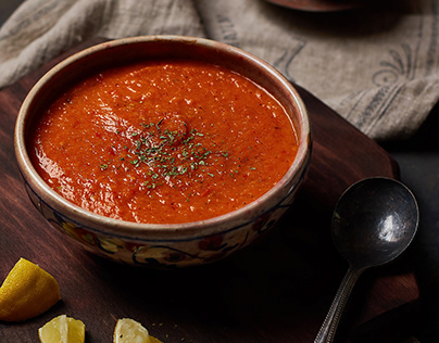 Tomato Soup (Personal Project) - Food Photography