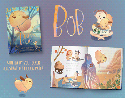 BOB - illustration coursework for Make Art That Sells