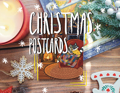 Christmas postcards