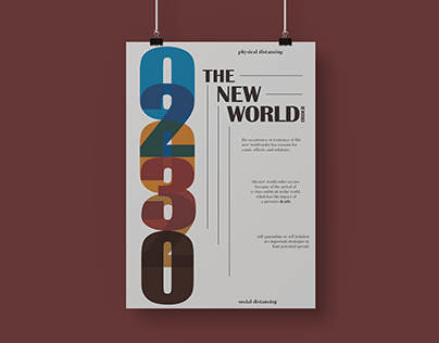 the new world order poster design