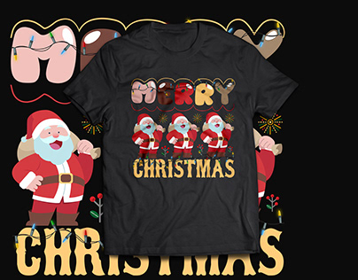 Merry Christmas hoodie t-shirt design