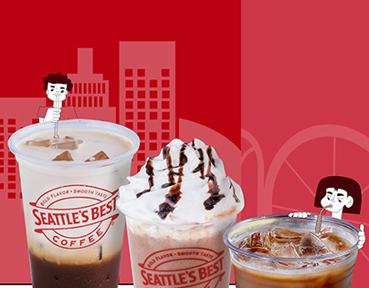 Art Studies for Seattles Best Coffee