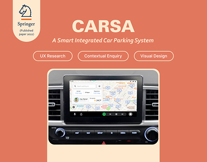 CARSA: Smart Integrated Car Parking System