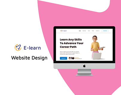 E-learn Website UI Design