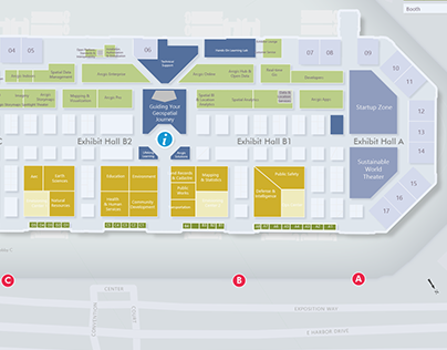Indoor Kiosk Map Guide for Conference