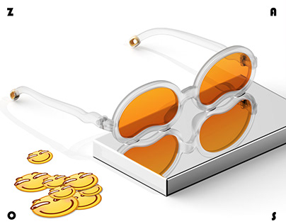 Smirk Children's glasses:Design of Emoji Expressions
