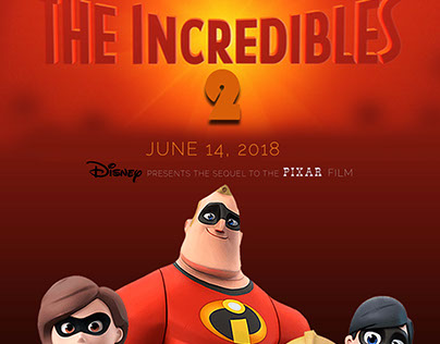 The Incredibles 2 Movie Poster Concept Design