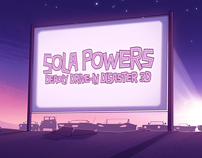Sola Powers in Deadly Drive-In Disaster 3D !