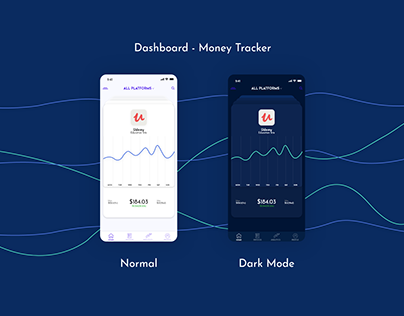 Dashboard - Money Tracker App Design
