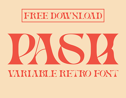 Pask - Variable Retro Font Family