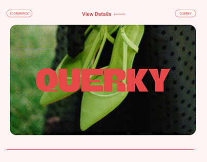 Project thumbnail - querky – bold shoes website