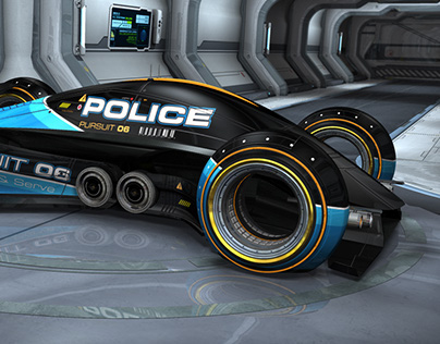 Police Autonomous Pursuit vehicle