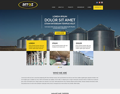 Agri Industrial Website