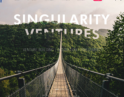 Singularity Ventures Homepage_UI