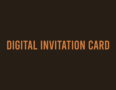 Digital Invitation Card