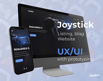 Joystick, Listing and Blog Website