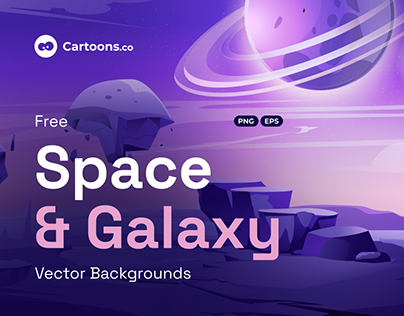 Space and Galaxy Vector Backgrounds