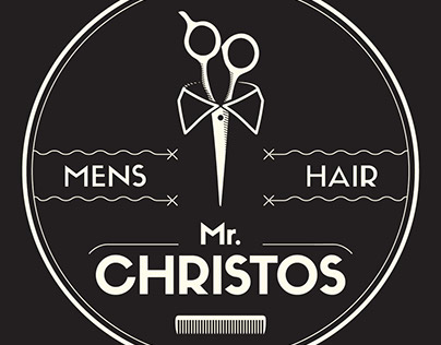 Mr. Christos - Barber Logo