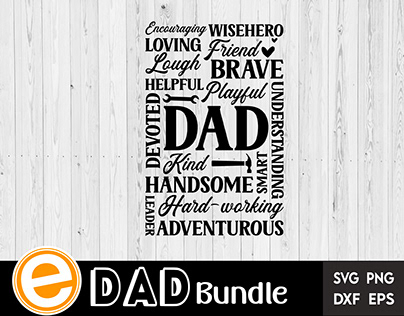 Father's day svg design