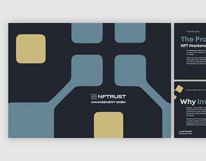 NFTrust Pitch Deck / Redesign Corporate Identity