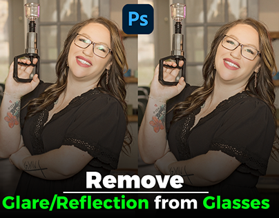 Remove Glare or Reflection from glasses