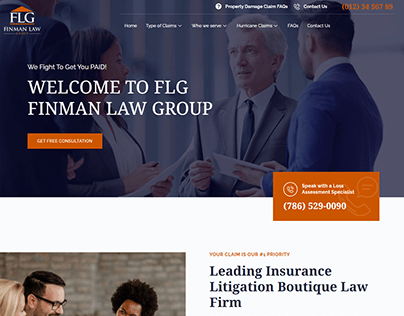 Law Firm Website Design by Maher Brother