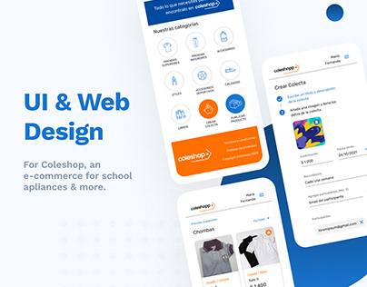 UI & Web Design / Coleshop