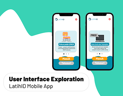 LatihID Mobile App UI Exploration