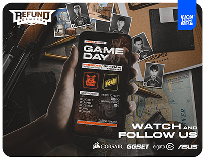 Poster CS:GO REFUND gaming Gameday