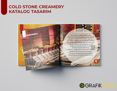 Cold Stone Creamery Katalog Çalışması