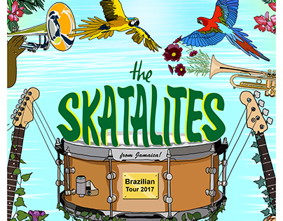 Gigposter: The Skatalites Brazilian Tour 2017