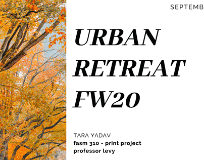 INTERMIX Urban Retreat FW20 : Print Project