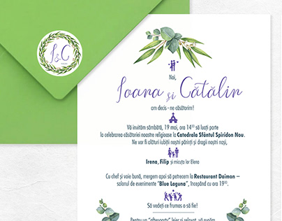 Wedding stationery | Ioana & Catalin