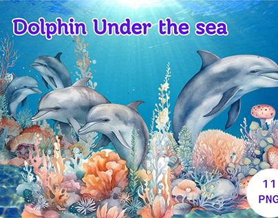 Dolphin Under The Sea