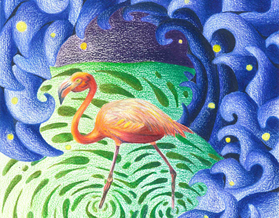 Flamingo In the Imaginary World