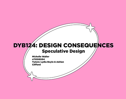 DYB124 - SPECULATIVE DESIGN - Michelle Waller